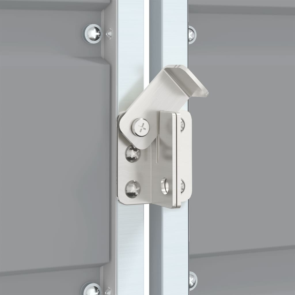 Πλαίσιο Κάδων Απορριμμάτων Τριπλό Κάδοι 216x81x115 εκ. Ατσάλι - Pakobazaar