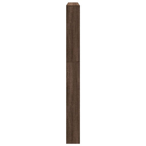 Παπουτσοθήκη με Καθρέφτη 5 Επιπέδων Καφέ Δρυς 63x17x169,5 εκ. - Pakobazaar