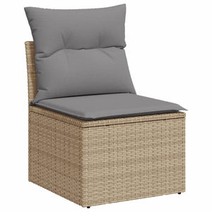 Σαλόνι Κήπου Σετ 13 τεμ. Μικτό Μπεζ Συνθ. Ρατάν με Μαξιλάρια