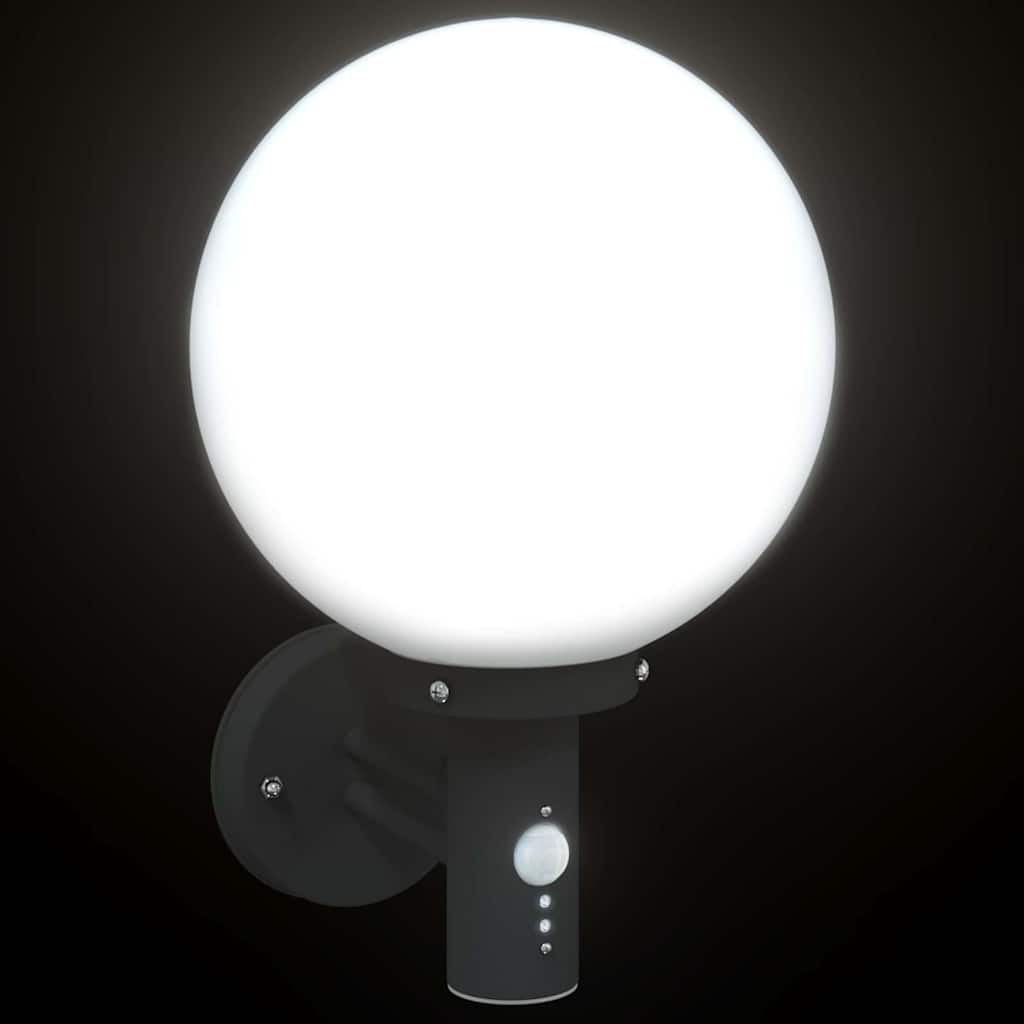 Φωτιστικό Τοίχου Για Εξωτερικούς Χώρους Μαύρο 28 x 25 x 38 εκ