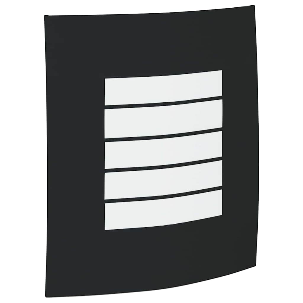 Φωτιστικό Τοίχου Για Εξωτερικούς Χώρους 2 pcs Μαύρο