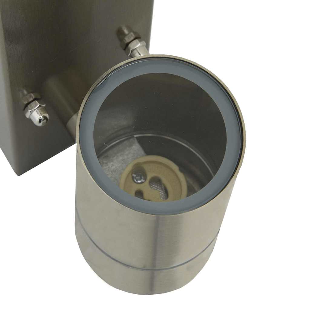 Φωτιστικό Τοίχου Για Εξωτερικούς Χώρους Ασημί