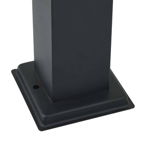 Φωτιστικό Κολωνάκι με Πρίζα Μαύρο 110 εκ. IP44 - Pakobazaar