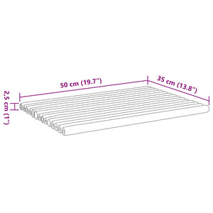Πατάκια Μπάνιου 2 τεμ. 50x35 εκ. από Μπαμπού