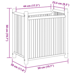 Ζαρντινιέρα 50x30x50 εκ. από Μπαμπού
