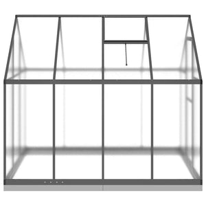 Θερμοκήπιο με Πλαίσιο Βάσης Ανθρακί 224x169x202 εκ. Αλουμινίου