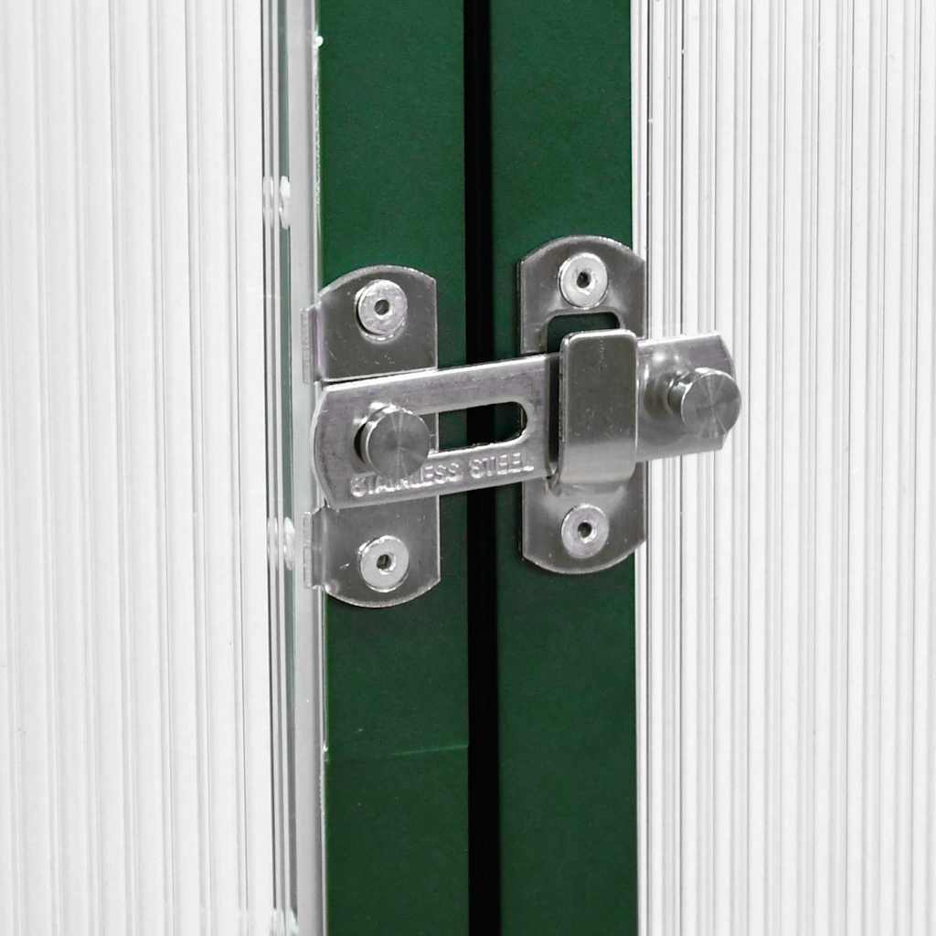 Θερμοκήπιο με Πλαίσιο Βάσης Πράσινο 445x169x195 εκ. Αλουμινίου