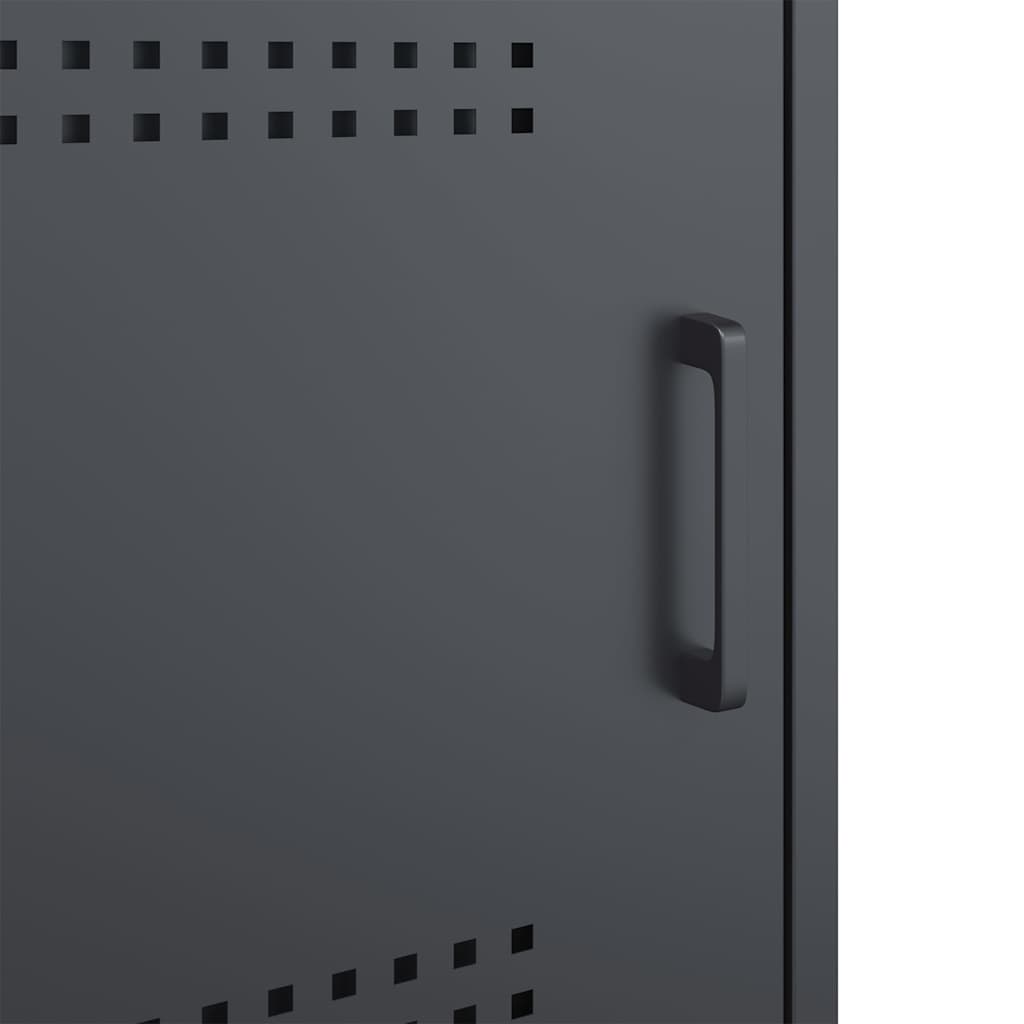 Έπιπλο Τηλεόρασης Ανθρακί 100,5x39x50,5 εκ. από Ατσάλι - Pakobazaar