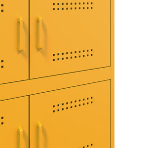 Ντουλάπι Μουσταρδί 68x39x79 εκ. από Ατσάλι