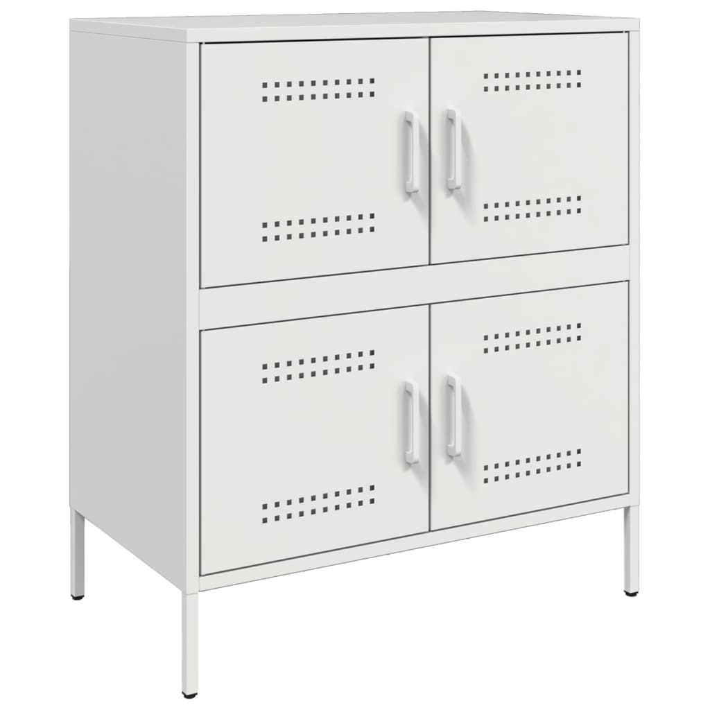 Μπουφές Λευκός 68x39x79 εκ. από Ατσάλι