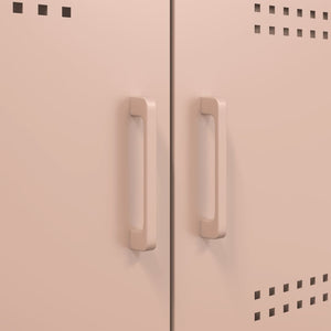 Ντουλάπι Ροζ 68x39x113 εκ. από Ατσάλι