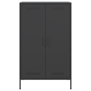 Ντουλάπι Μαύρο 68x39x113 εκ. από Ατσάλι