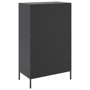 Ραφιέρα Μαύρη 68x39x113 εκ. από Ατσάλι
