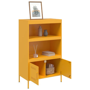 Ραφιέρα Μουσταρδί 68x39x113 εκ. από Ατσάλι - Pakobazaar