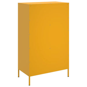 Ραφιέρα Μουσταρδί 68x39x113 εκ. από Ατσάλι - Pakobazaar