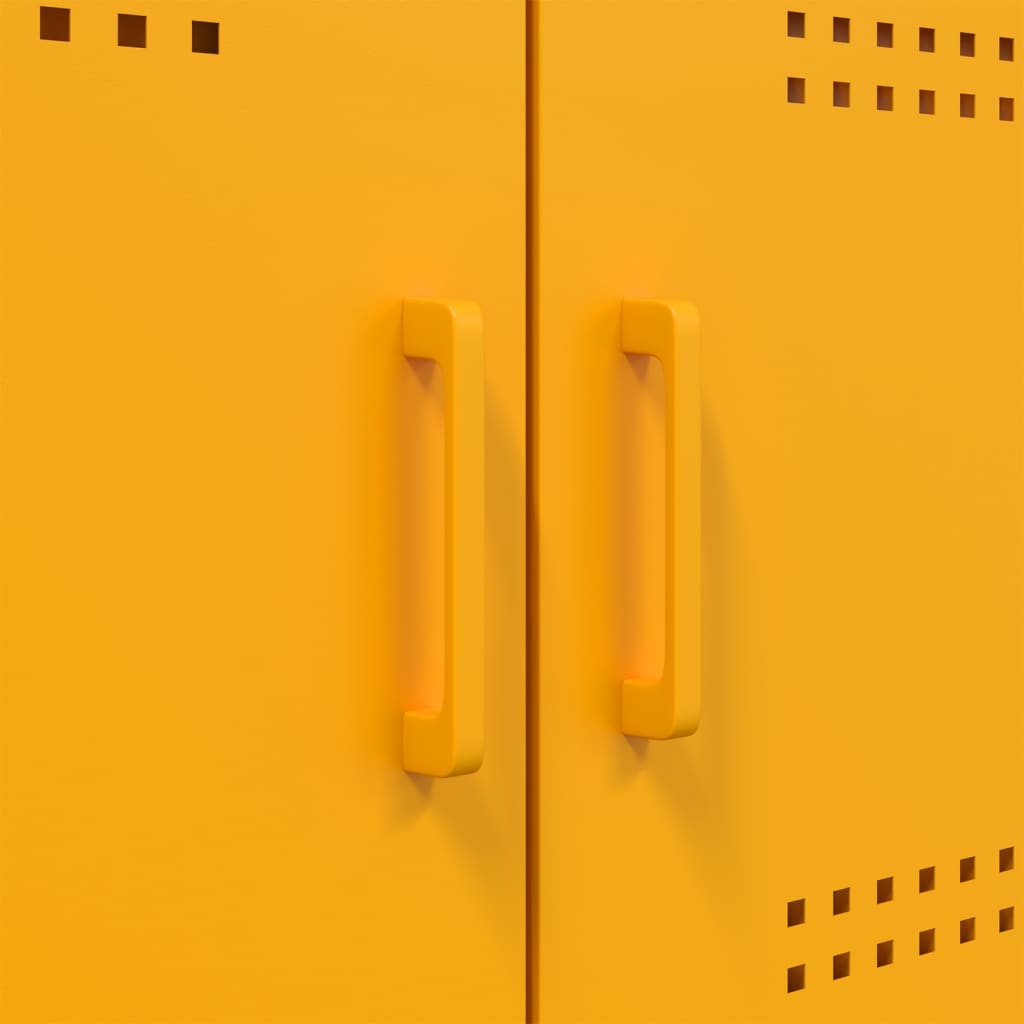 Ραφιέρα Μουσταρδί 68x39x113 εκ. από Ατσάλι - Pakobazaar