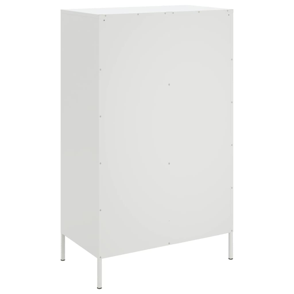 Ραφιέρα Λευκή 68x39x113 εκ. από Ατσάλι - Pakobazaar