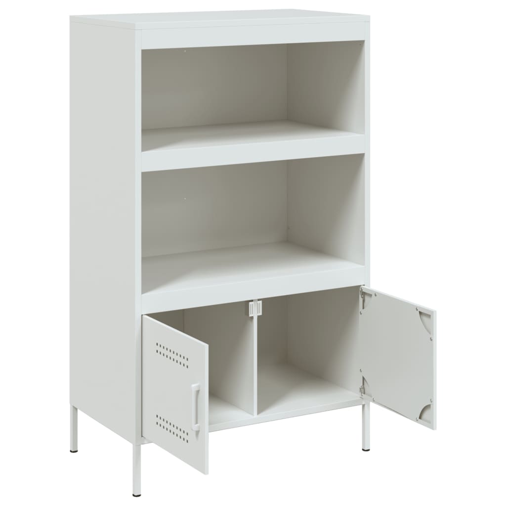 Ραφιέρα Λευκή 68x39x113 εκ. από Ατσάλι - Pakobazaar