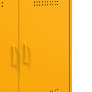 Ντουλάπι Μουσταρδί 68x39x79 εκ. από Ατσάλι
