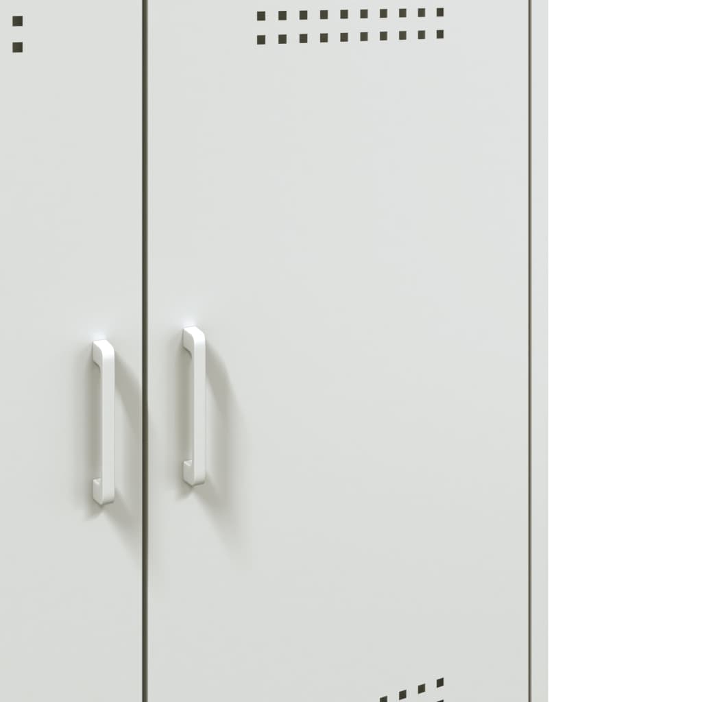 Μπουφές Λευκός 68x39x79 εκ. από Ατσάλι