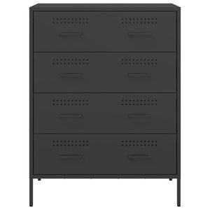 Ντουλάπι Μαύρο 68x39x89 εκ. από Ατσάλι - Pakobazaar