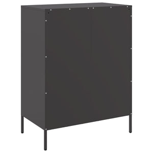 Ντουλάπι Μαύρο 68x39x89 εκ. από Ατσάλι - Pakobazaar
