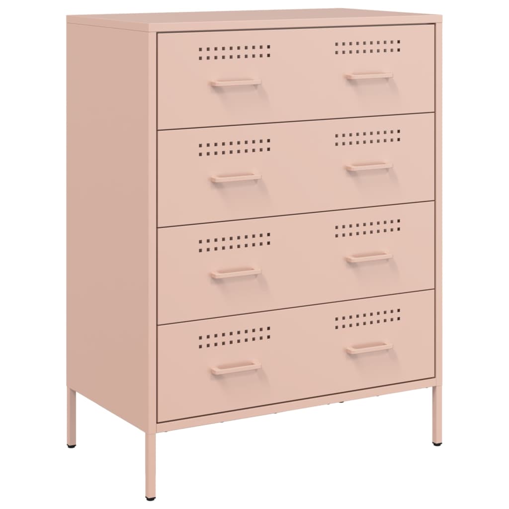 Ντουλάπι Ροζ 68x39x89 εκ. από Ατσάλι - Pakobazaar
