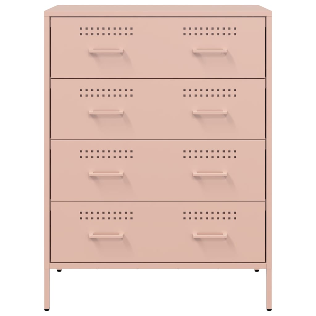 Ντουλάπι Ροζ 68x39x89 εκ. από Ατσάλι - Pakobazaar