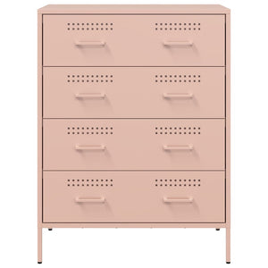 Ντουλάπι Ροζ 68x39x89 εκ. από Ατσάλι - Pakobazaar