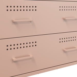 Ντουλάπι Ροζ 68x39x89 εκ. από Ατσάλι - Pakobazaar