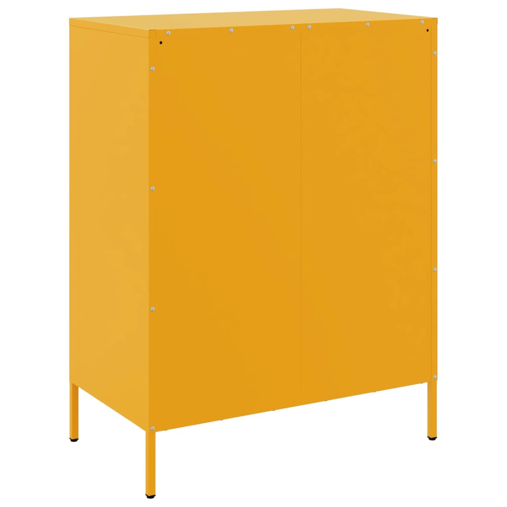 Ντουλάπι Μουσταρδί 68x39x89 εκ. από Ατσάλι - Pakobazaar