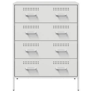 Μπουφές Λευκός 68x39x89 εκ. από Ατσάλι - Pakobazaar