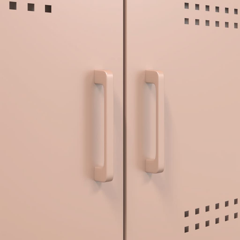 Έπιπλο Τηλεόρασης Ροζ 68x39x50,5 εκ. από Χάλυβα