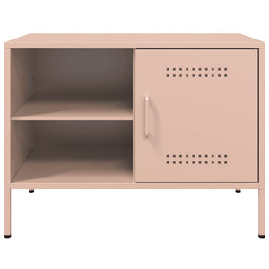 Έπιπλο Τηλεόρασης Ροζ 68x39x50,5 εκ. από Χάλυβα