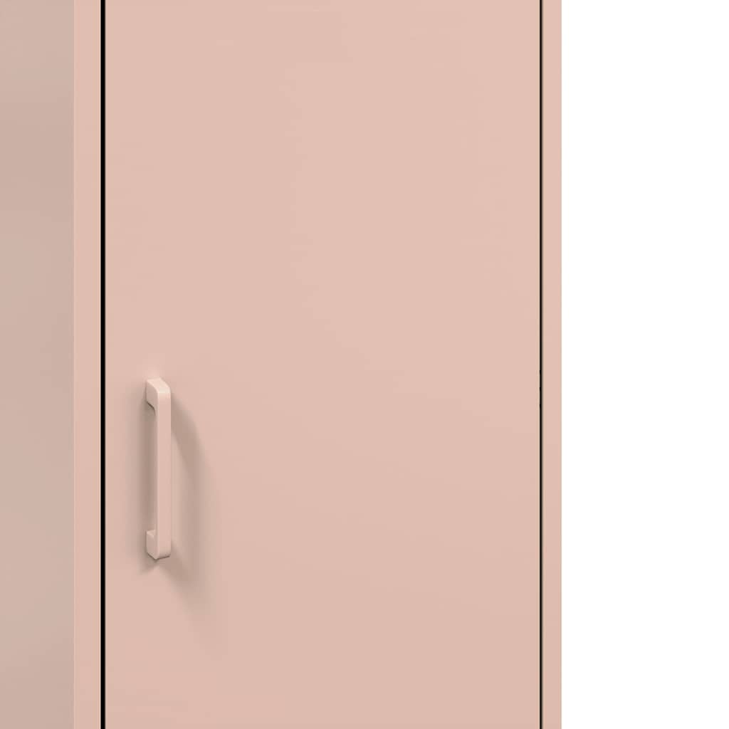Ντουλάπι Ροζ 36x39x113 εκ. από Ατσάλι