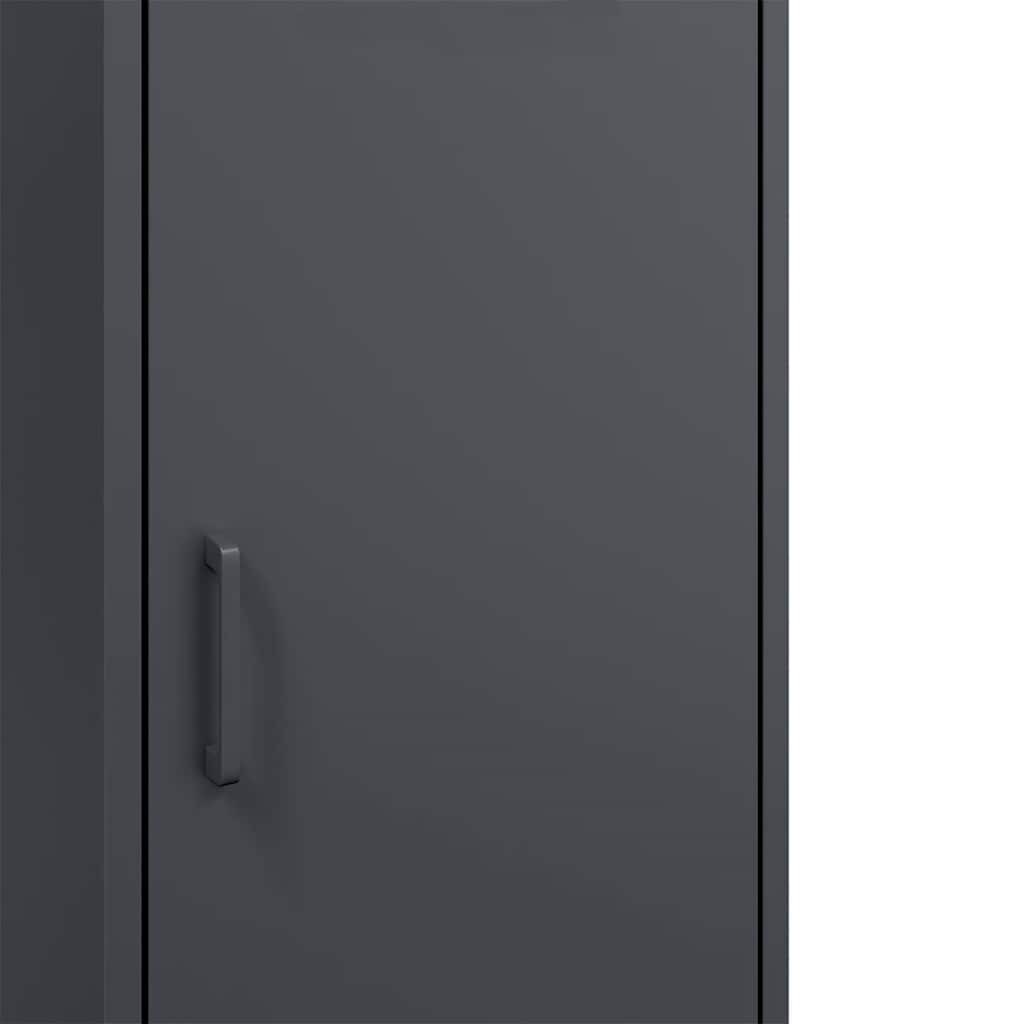Ντουλάπι Ανθρακί 36x39x113 εκ. από Ατσάλι