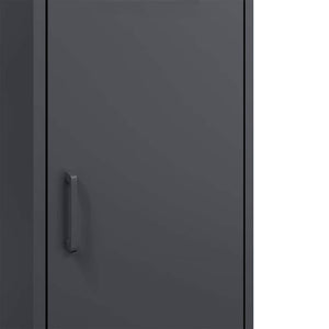 Ντουλάπι Ανθρακί 36x39x113 εκ. από Ατσάλι