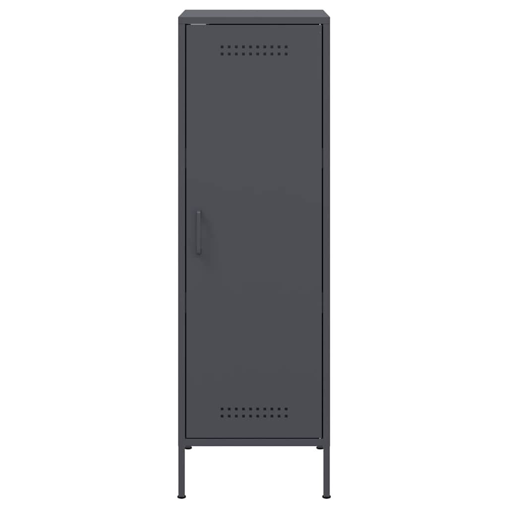 Ντουλάπι Ανθρακί 36x39x113 εκ. από Ατσάλι
