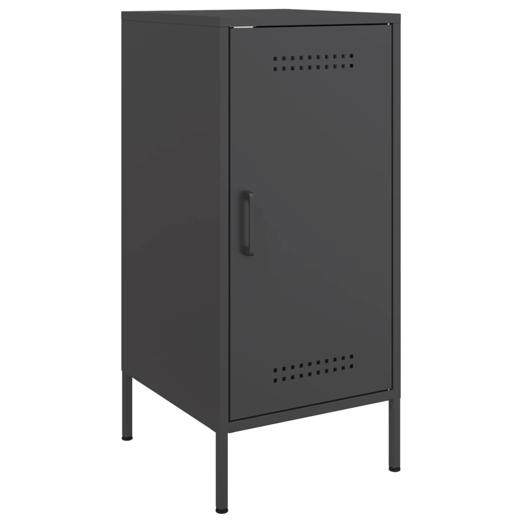 Ντουλάπι Μαύρο 36 x 39 x 79 εκ. από Χάλυβα