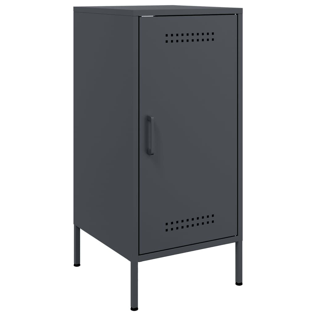 Ντουλάπι Ανθρακί 36x39x79 εκ. από Χάλυβα