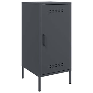 Ντουλάπια 2 τεμ. Ανθρακί 36x39x79 εκ. από Χάλυβα