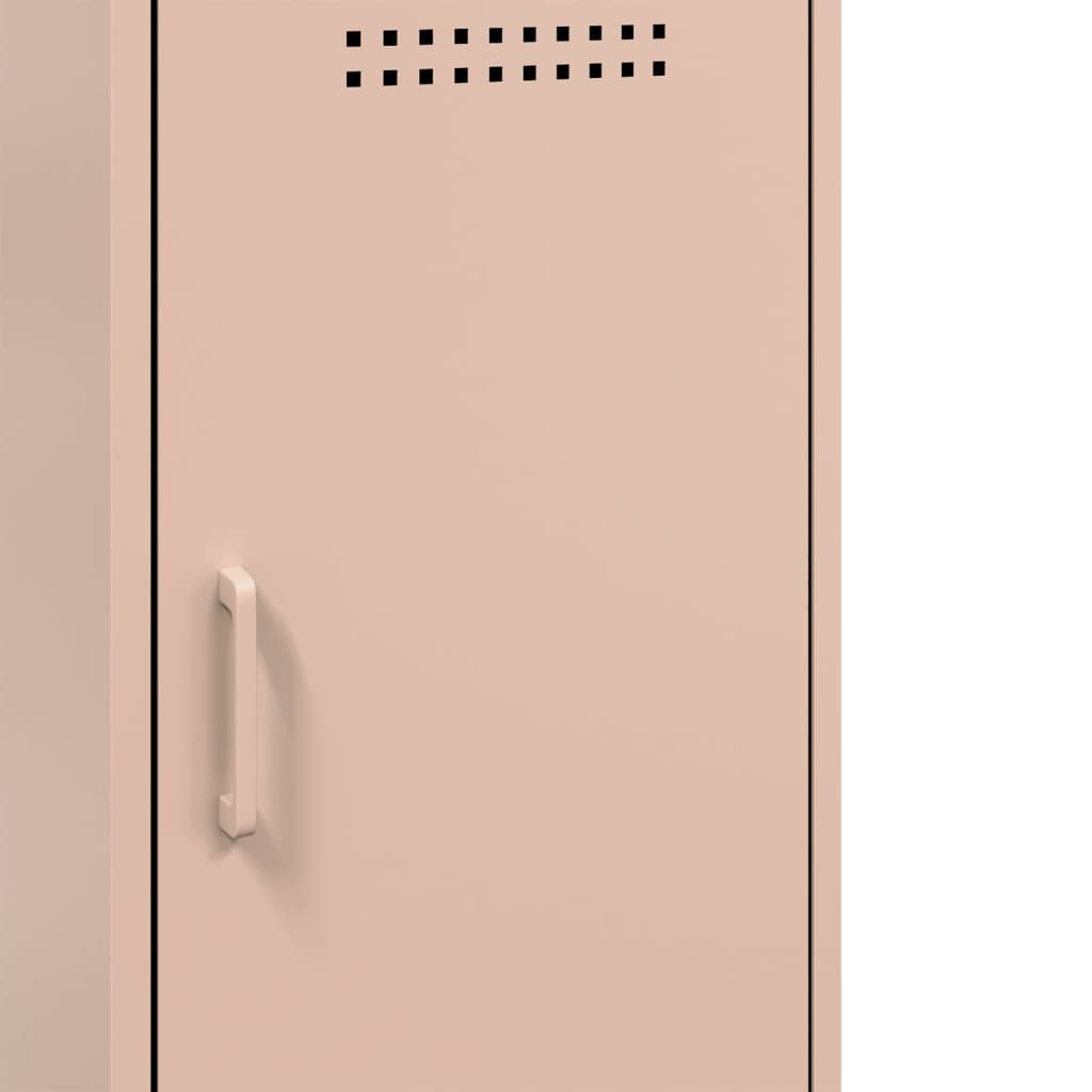 Ντουλάπι Ροζ 100,5x39x79 εκ. από Χάλυβα
