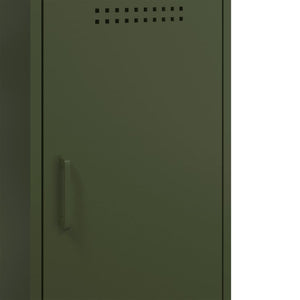 Ντουλάπι Πράσινο Λαδί 100,5x39x79 εκ. από Ατσάλι