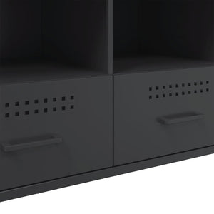 Έπιπλο Τηλεόρασης Μαύρο 100,5x39x50,5 εκ. Ατσάλινο