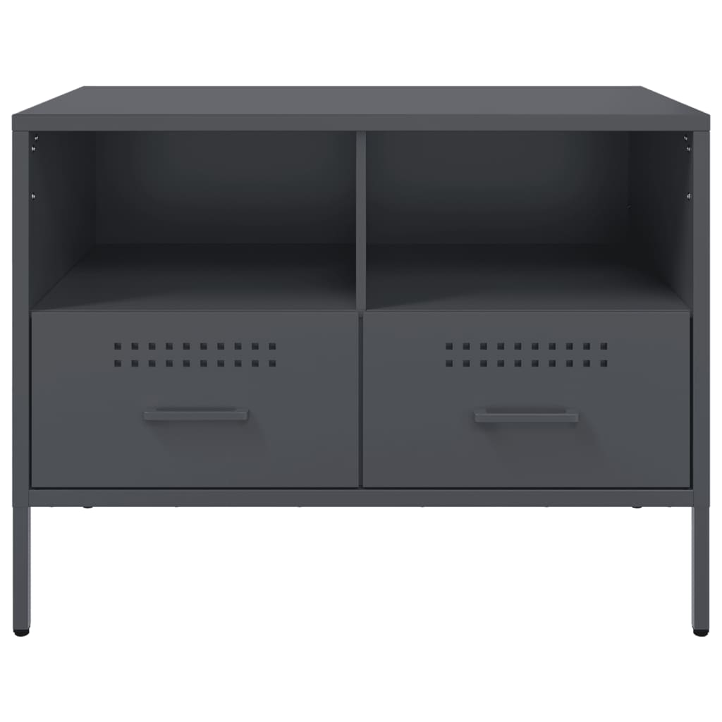 Έπιπλο Τηλεόρασης Ανθρακί 68x39x50,5 εκ. από Χάλυβα