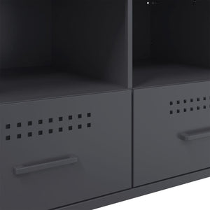 Έπιπλο Τηλεόρασης Ανθρακί 68x39x50,5 εκ. από Χάλυβα