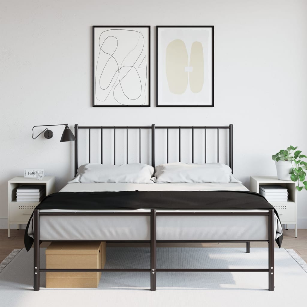 Κομοδίνα 2 τεμ. Λευκές 36x39x50,5 εκ. Χάλυβα