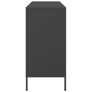 Ντουλάπι Μαύρο 100,5x39x79 εκ. από Χάλυβα - Pakobazaar