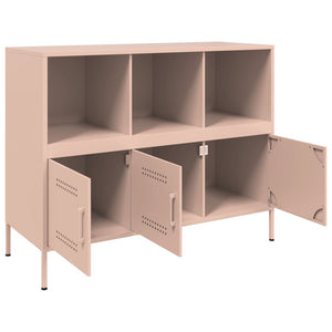 Ντουλάπι Ροζ 100,5x39x79 εκ. από Χάλυβα - Pakobazaar