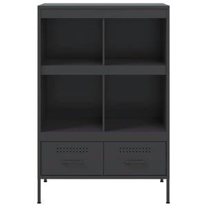 Ντουλάπι Μαύρο 68 x 39 x 101,5 εκ. από Χάλυβα